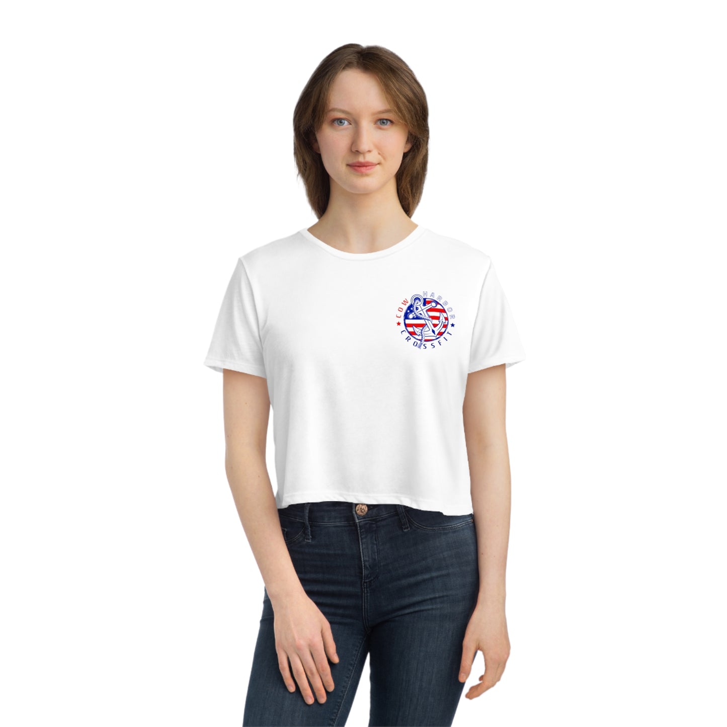 The 2024 Patriot Women's Flowy Cropped Tee