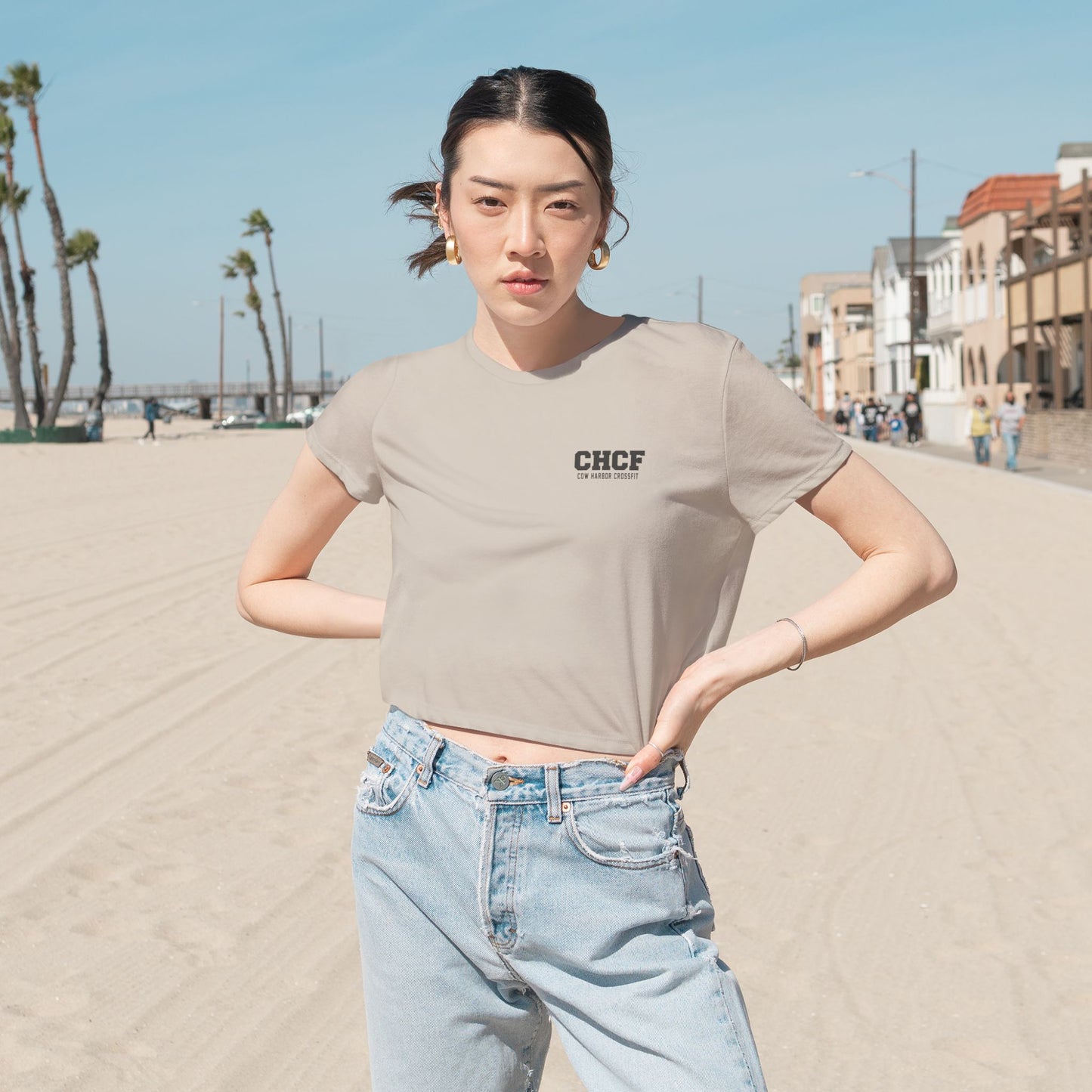 Lift Off Women's Flowy Cropped Tee