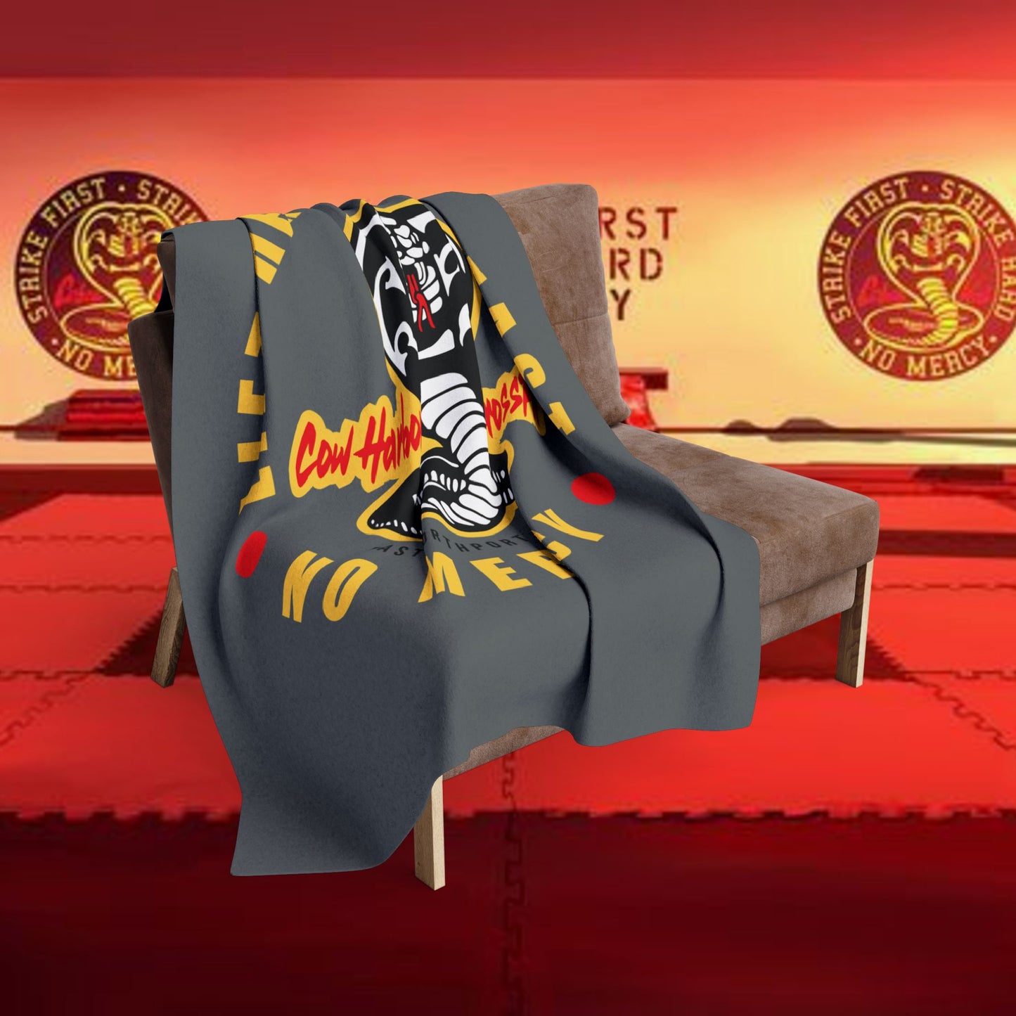 Lift Heavy, Move Fast, No Mercy Arctic Fleece Blanket