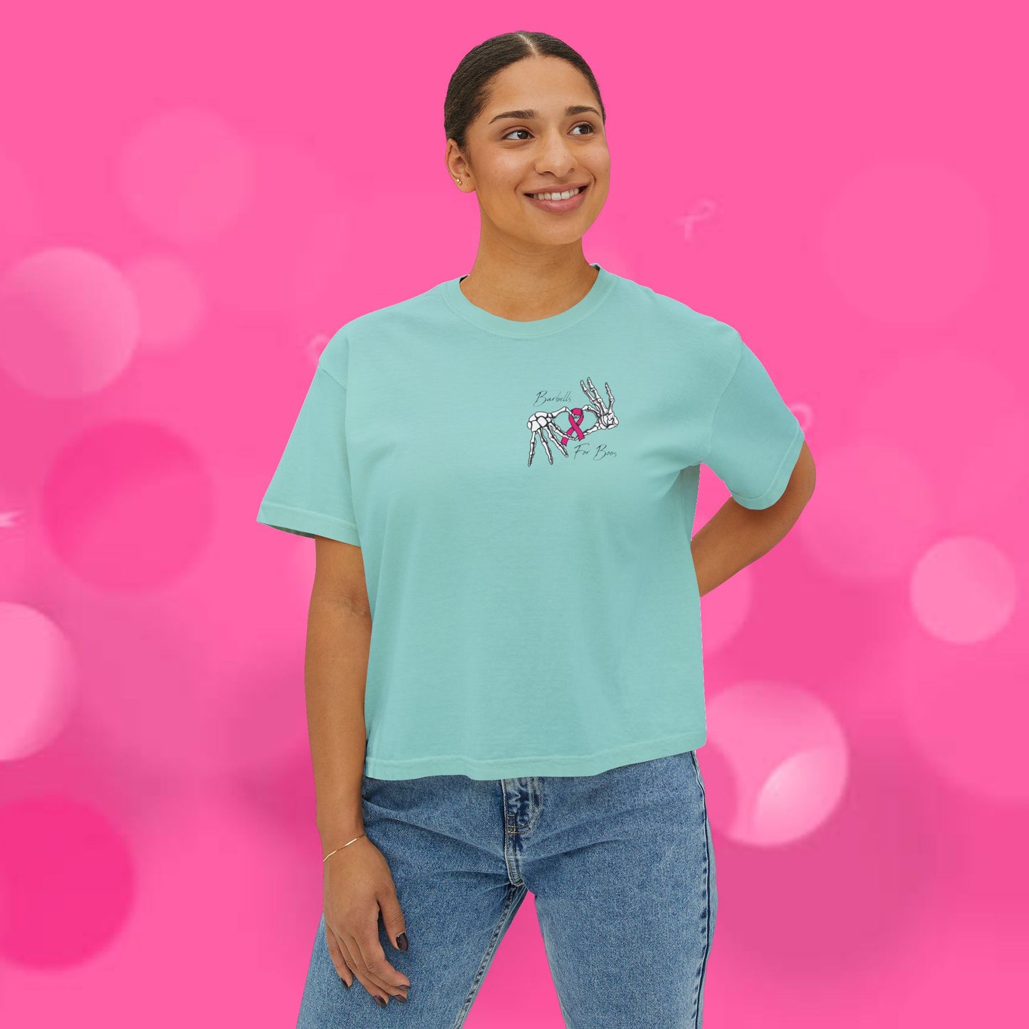 Barbells for Boos Women's Boxy Tee 2025