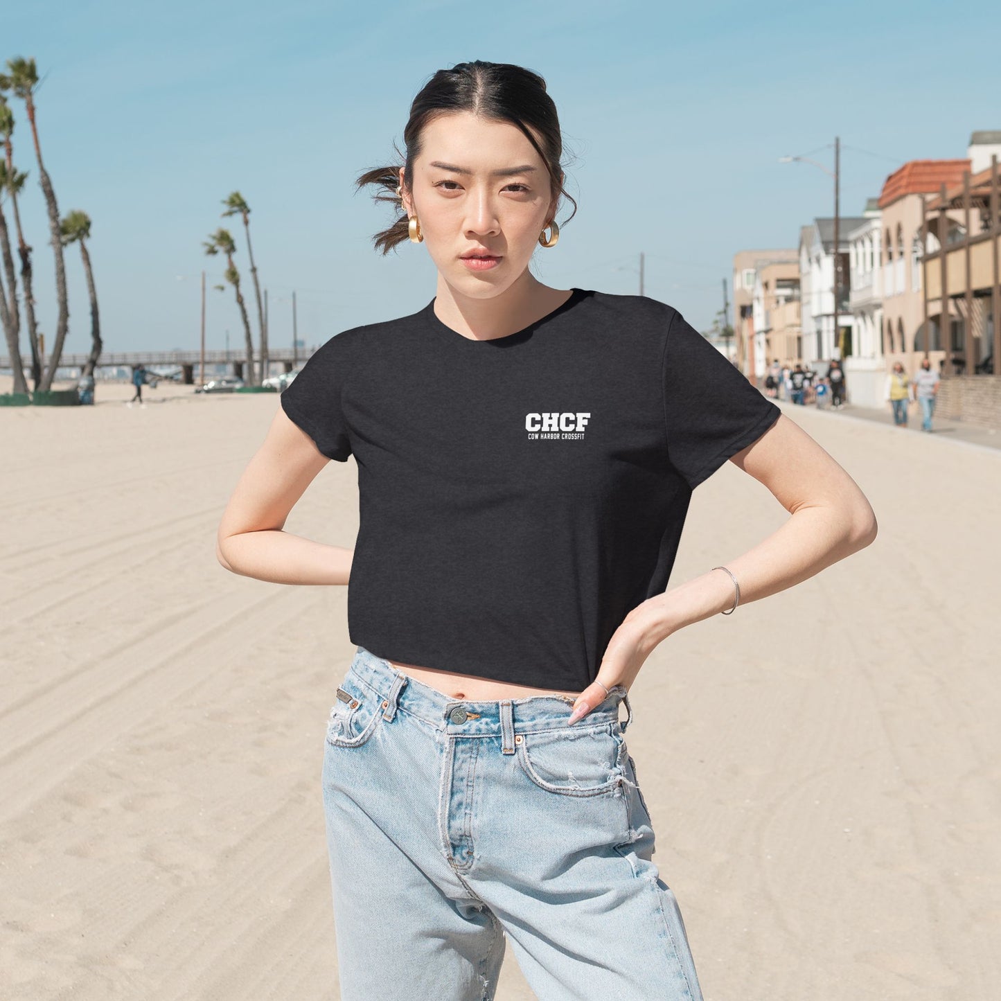 Lift Off Women's Flowy Cropped Tee