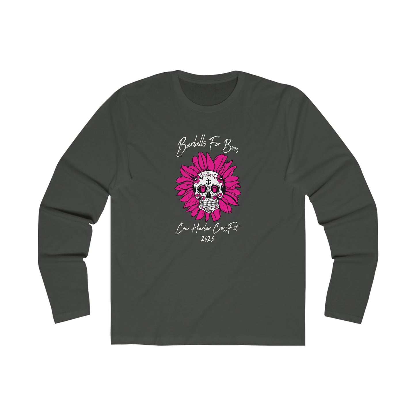 Barbells For Boos Long Sleeve Skull Tee 2025