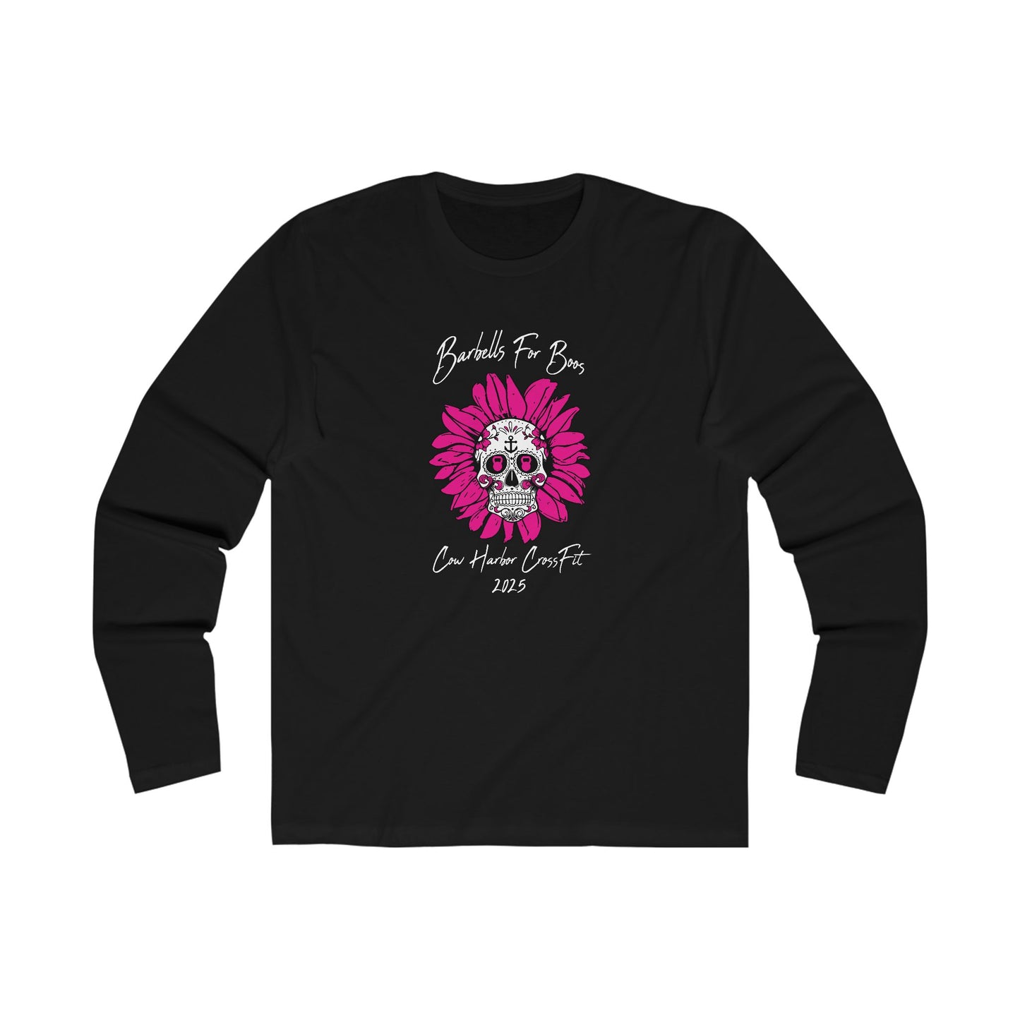 Barbells For Boos Long Sleeve Skull Tee 2025