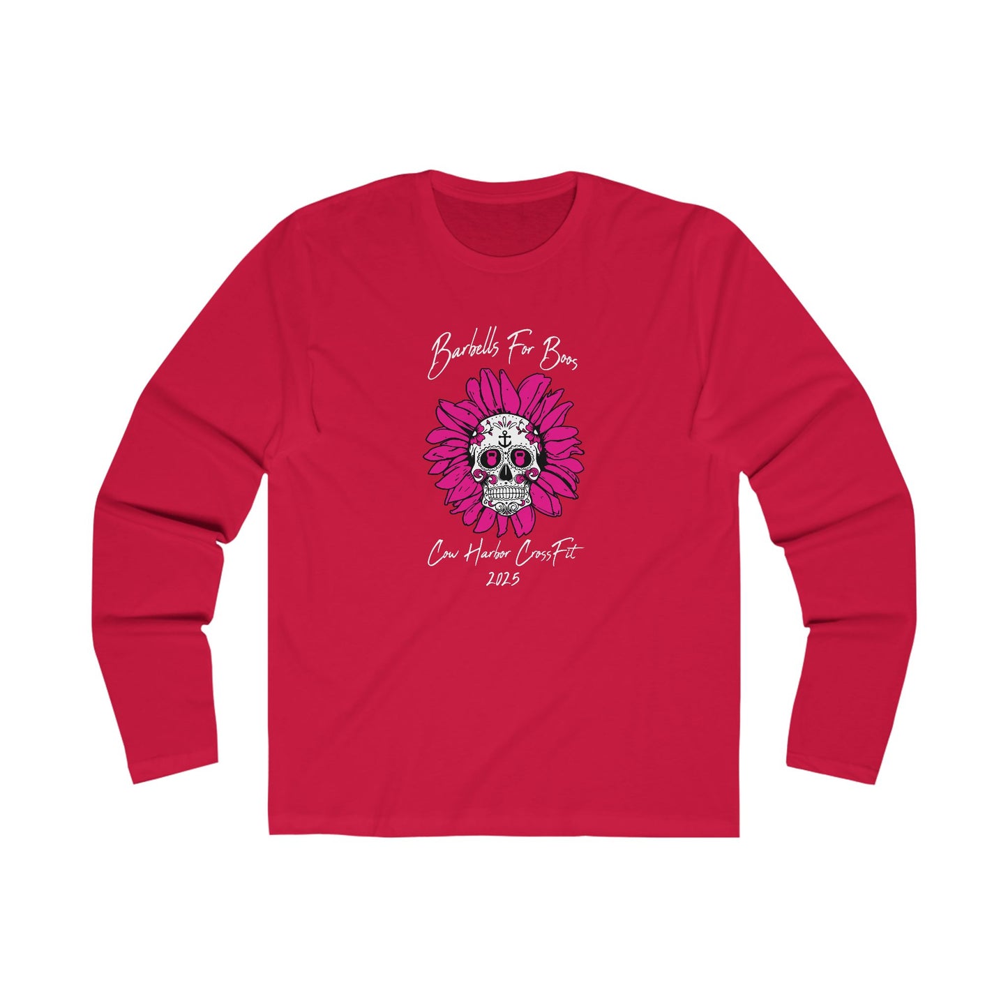 Barbells For Boos Long Sleeve Skull Tee 2025