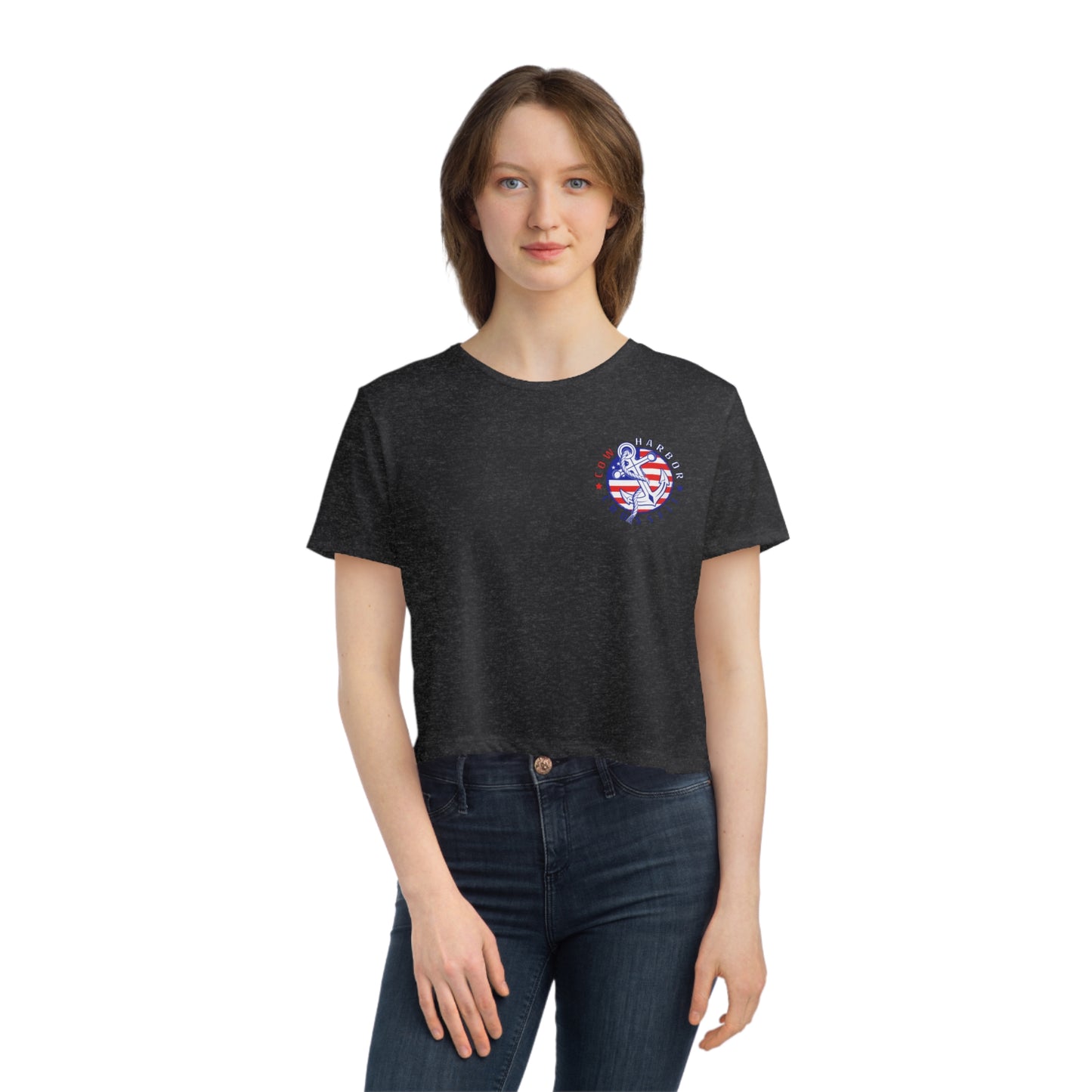 The 2024 Patriot Women's Flowy Cropped Tee