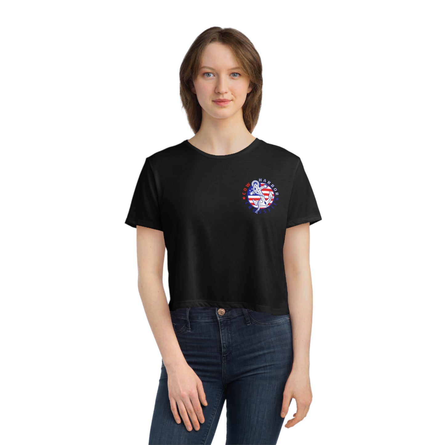 The 2024 Patriot Women's Flowy Cropped Tee