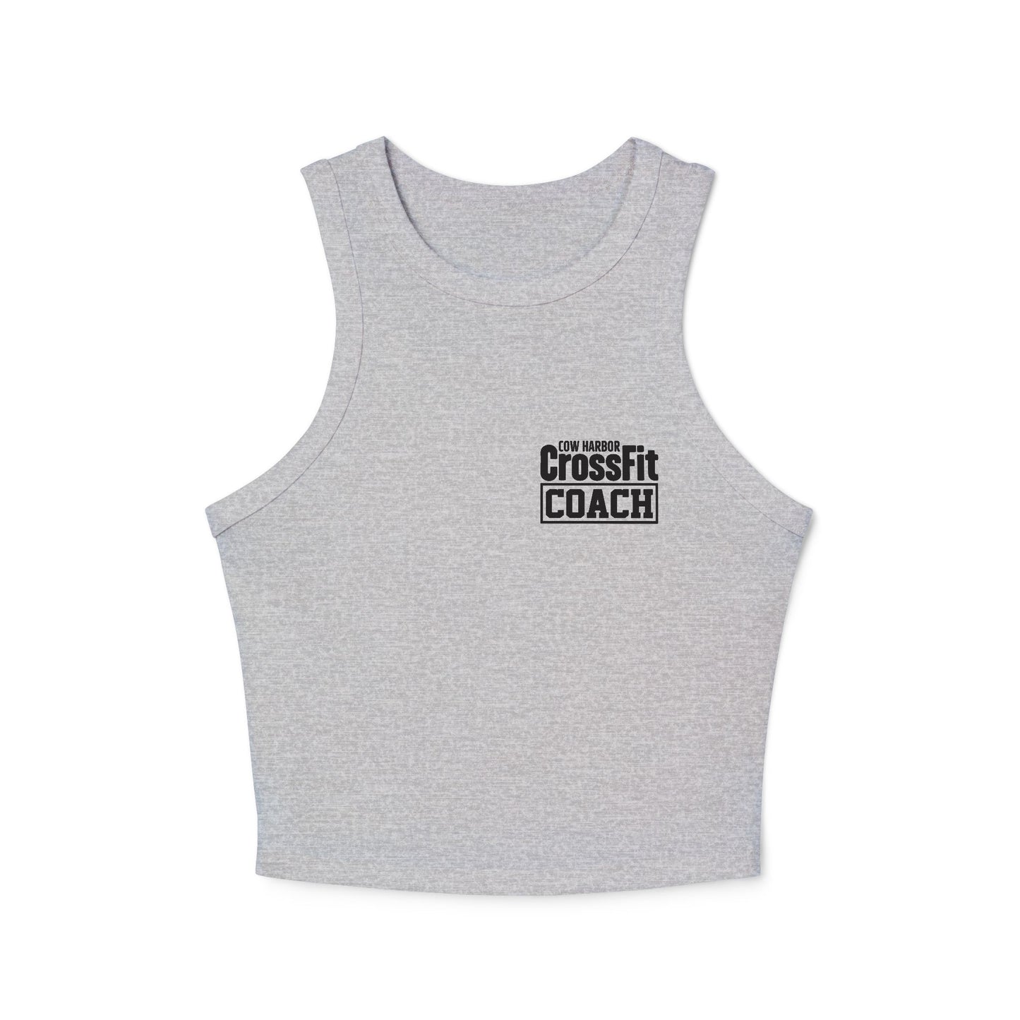 Coaches Micro Rib Racer Tank Top