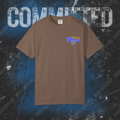 GOLDEN Committed Club T-Shirt — 100% pre-shrunk ring-spun cotton and heavy-weight construction