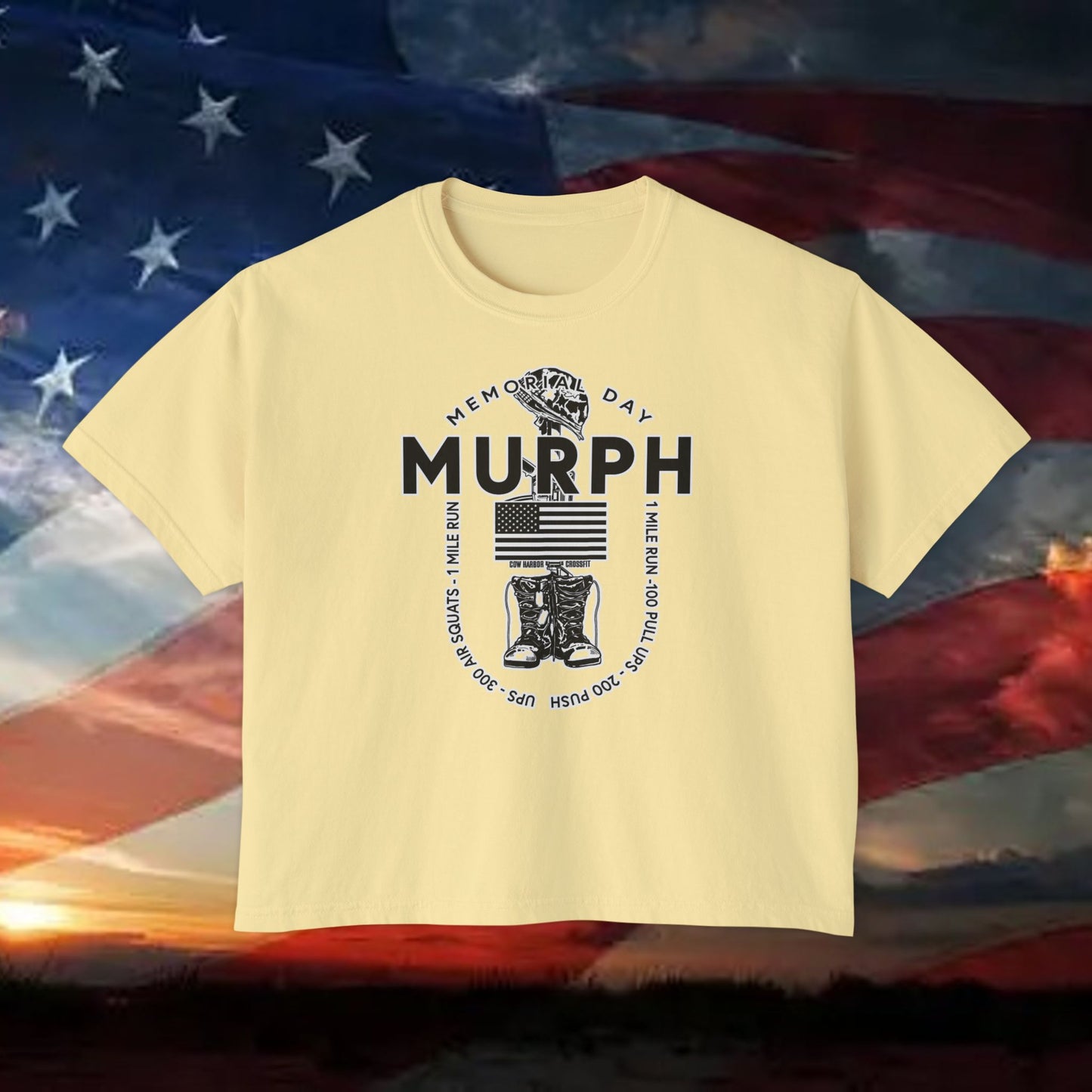 Murph 26' Memorial Boxy Tee