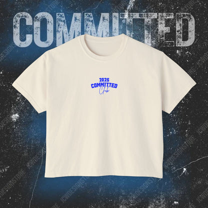 Women's Boxy Tee - 2025 Committed Club