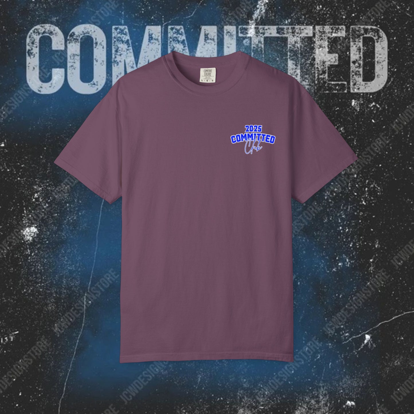 Committed Club T-Shirt — 100% pre-shrunk ring-spun cotton and heavy-weight construction