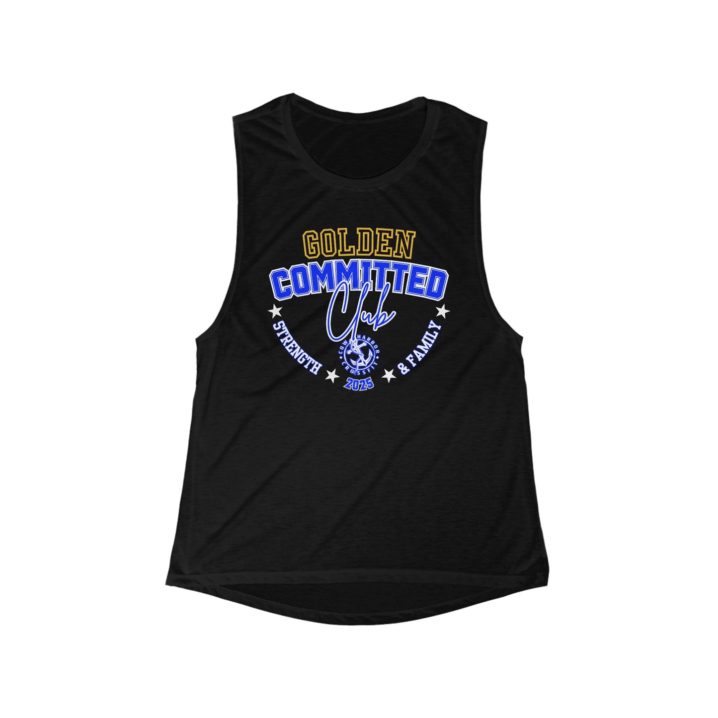 Women's GOLDEN Committed Club Muscle Tank