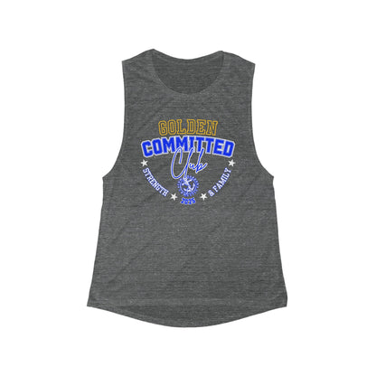 Women's GOLDEN Committed Club Muscle Tank