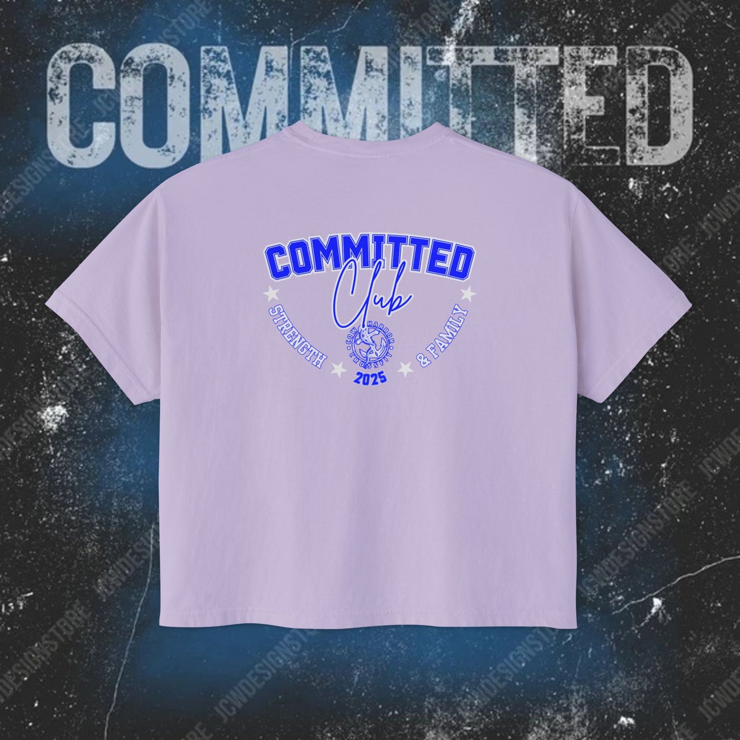Women's Boxy Tee - 2025 Committed Club