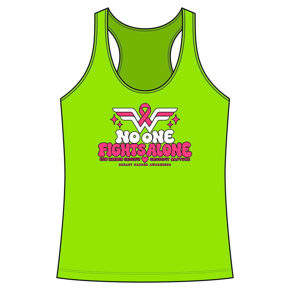'Do it For Dana' Women's Racerback Tank — 'No One Fights Alone'