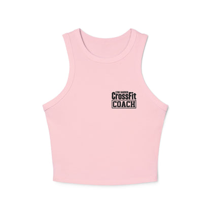 Coaches Micro Rib Racer Tank Top