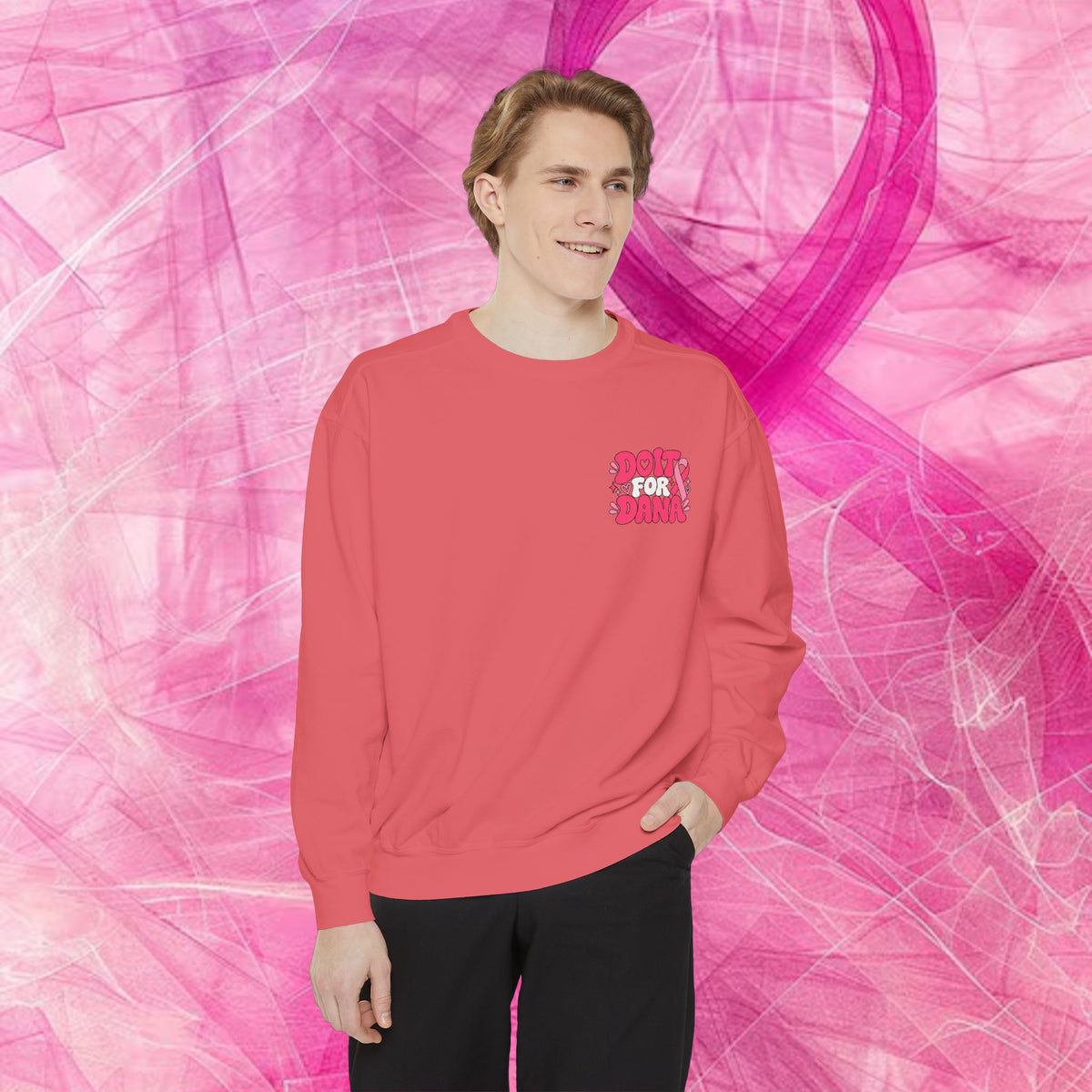 'Do it for Dana' Crewneck Sweatshirt — 'Nobody Fights Alone'