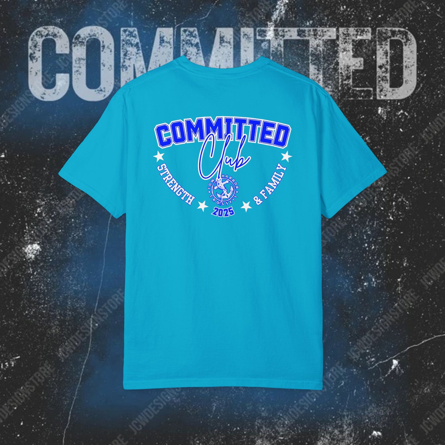 Committed Club T-Shirt — 100% pre-shrunk ring-spun cotton and heavy-weight construction