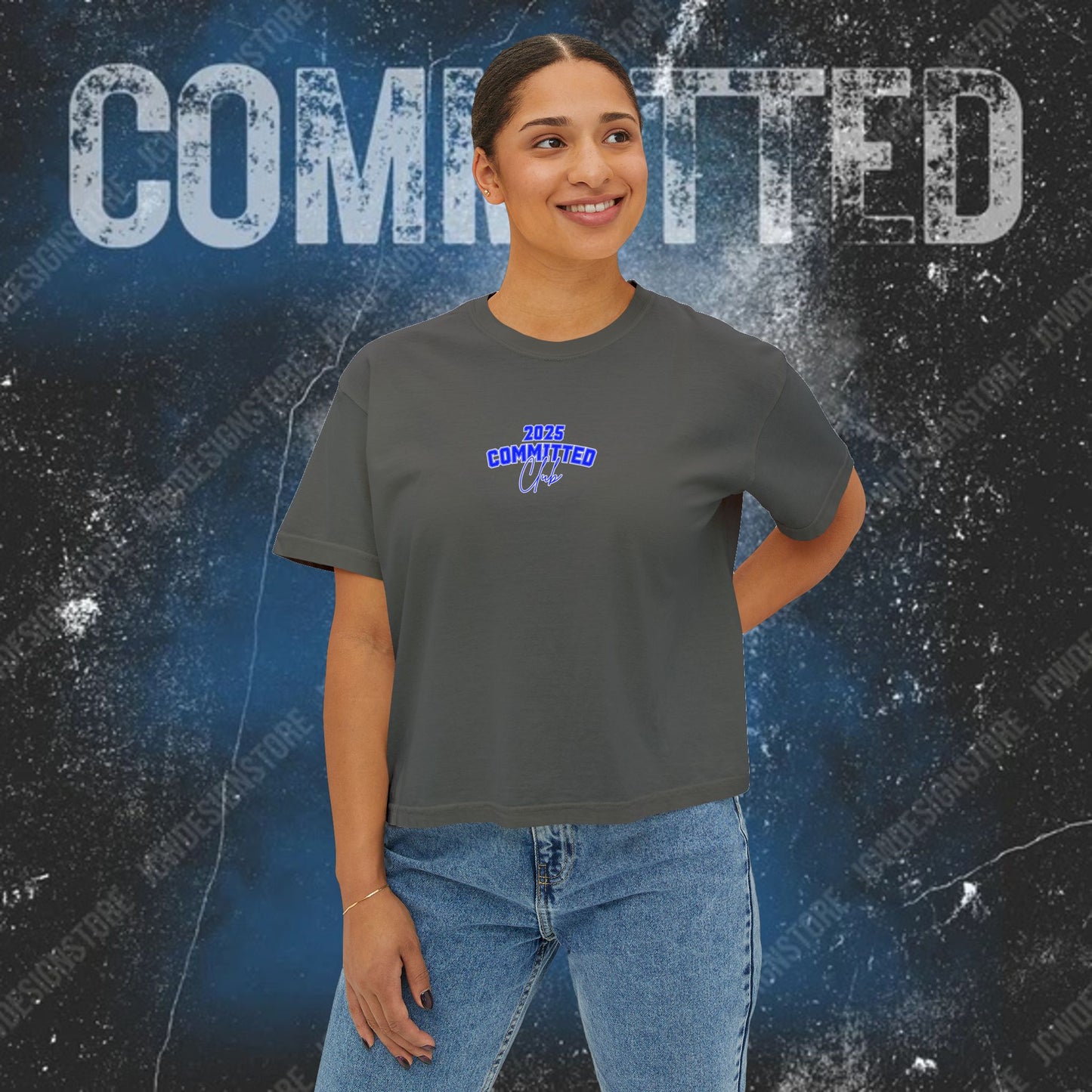 Women's Boxy Tee - 2025 Committed Club