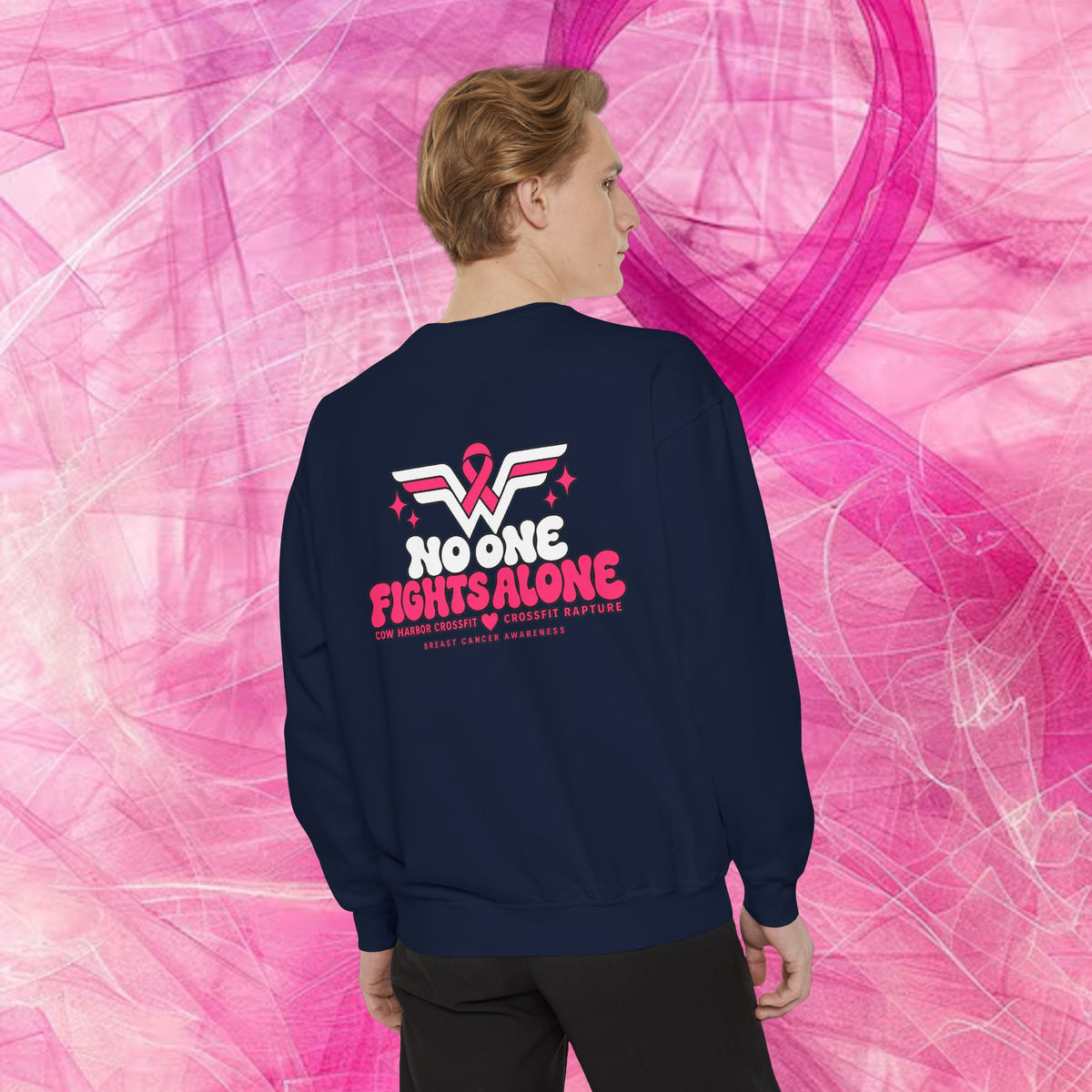 'Do it for Dana' Crewneck Sweatshirt — 'Nobody Fights Alone'