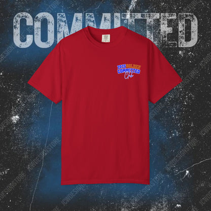GOLDEN Committed Club T-Shirt — 100% pre-shrunk ring-spun cotton and heavy-weight construction