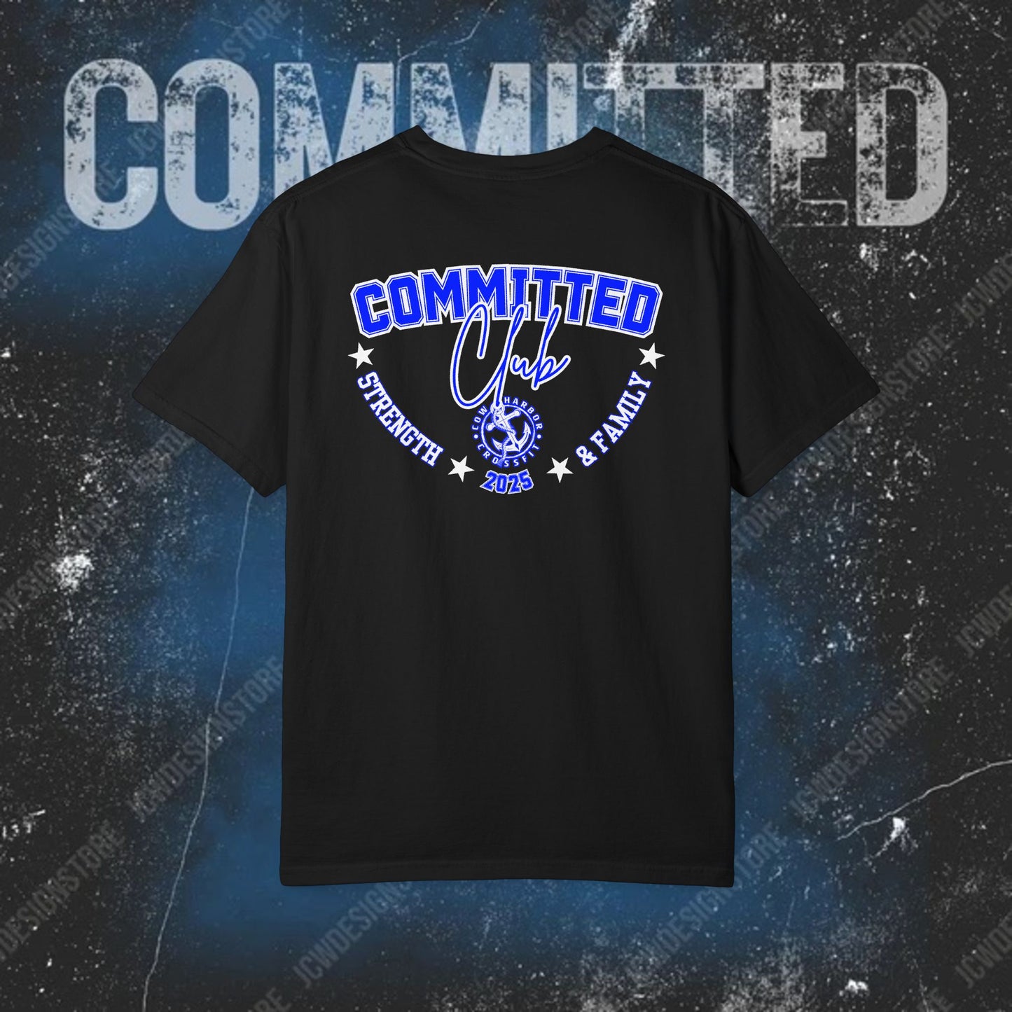 Committed Club T-Shirt — 100% pre-shrunk ring-spun cotton and heavy-weight construction