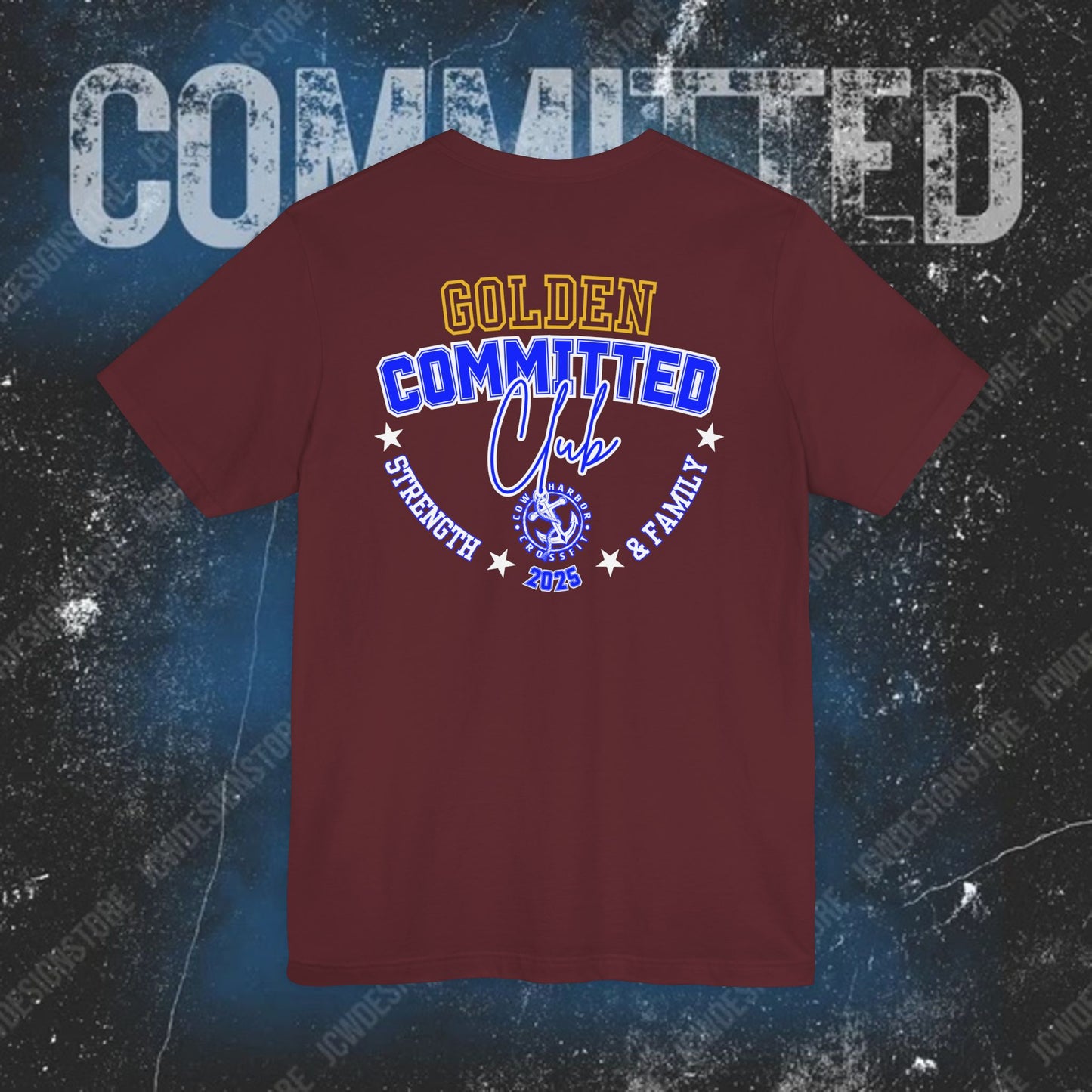 GOLDEN Committed Club FITTED Soft Tee