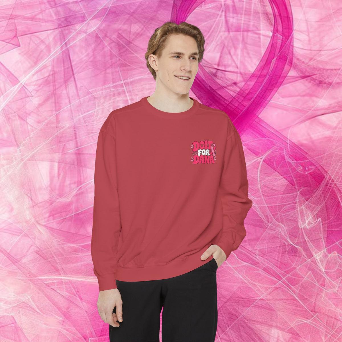 'Do it for Dana' Crewneck Sweatshirt — 'Nobody Fights Alone'
