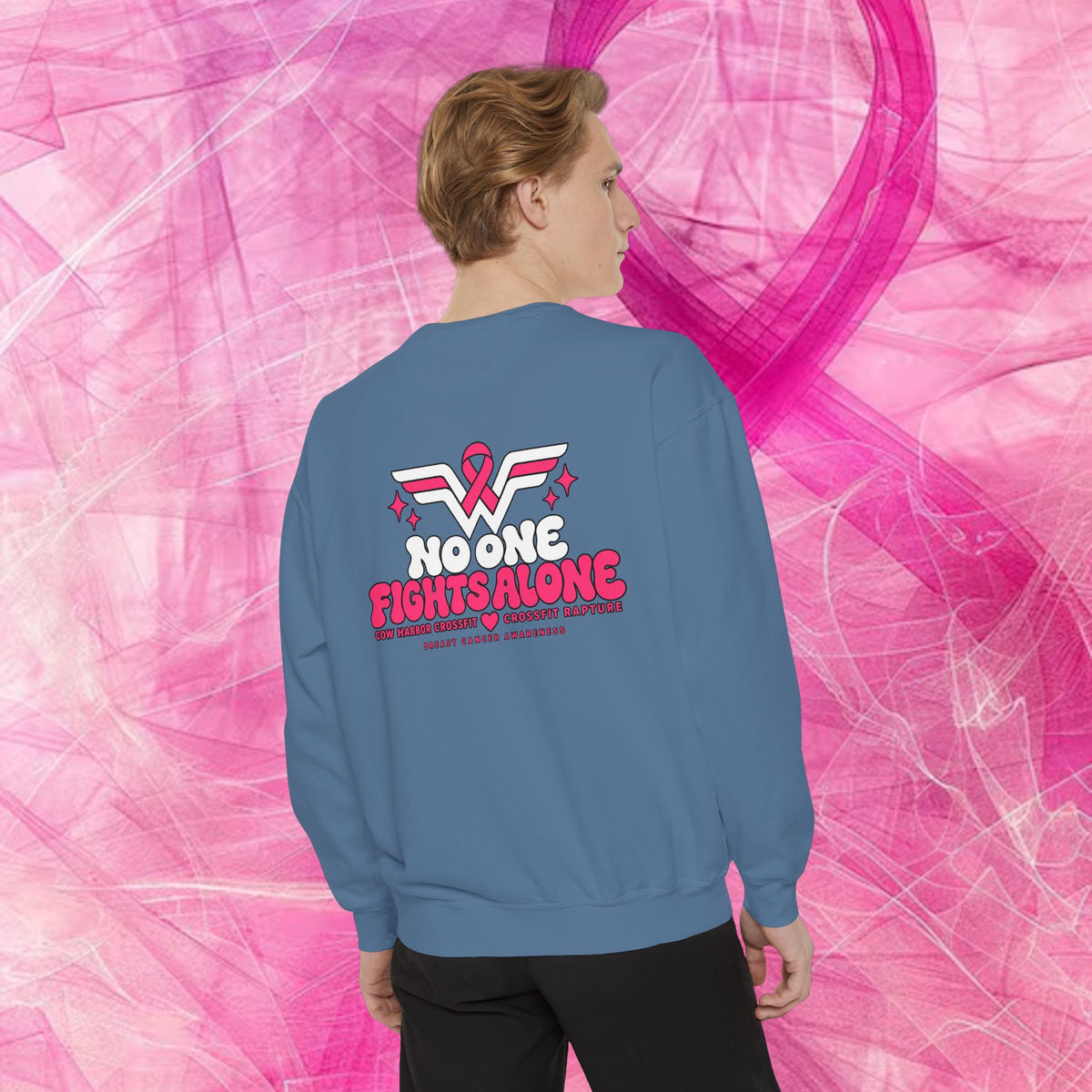 'Do it for Dana' Crewneck Sweatshirt — 'Nobody Fights Alone'