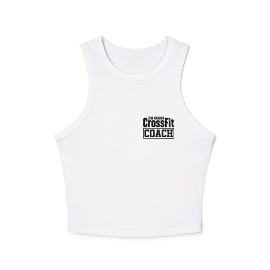 Coaches Micro Rib Racer Tank Top
