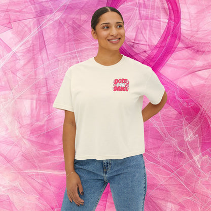 'Do It for Dana' Boxy Tee — "No One Fights Alone"