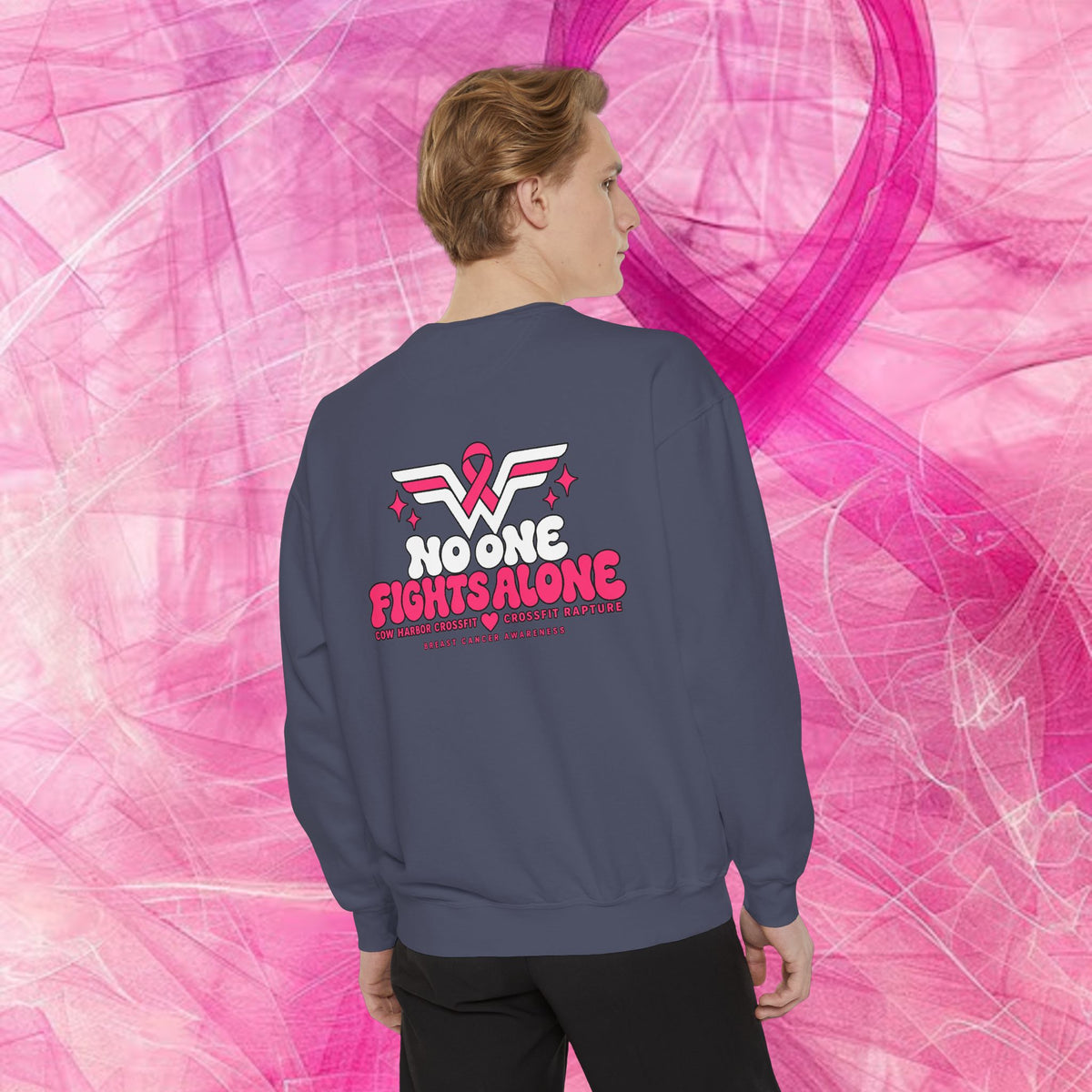 'Do it for Dana' Crewneck Sweatshirt — 'Nobody Fights Alone'