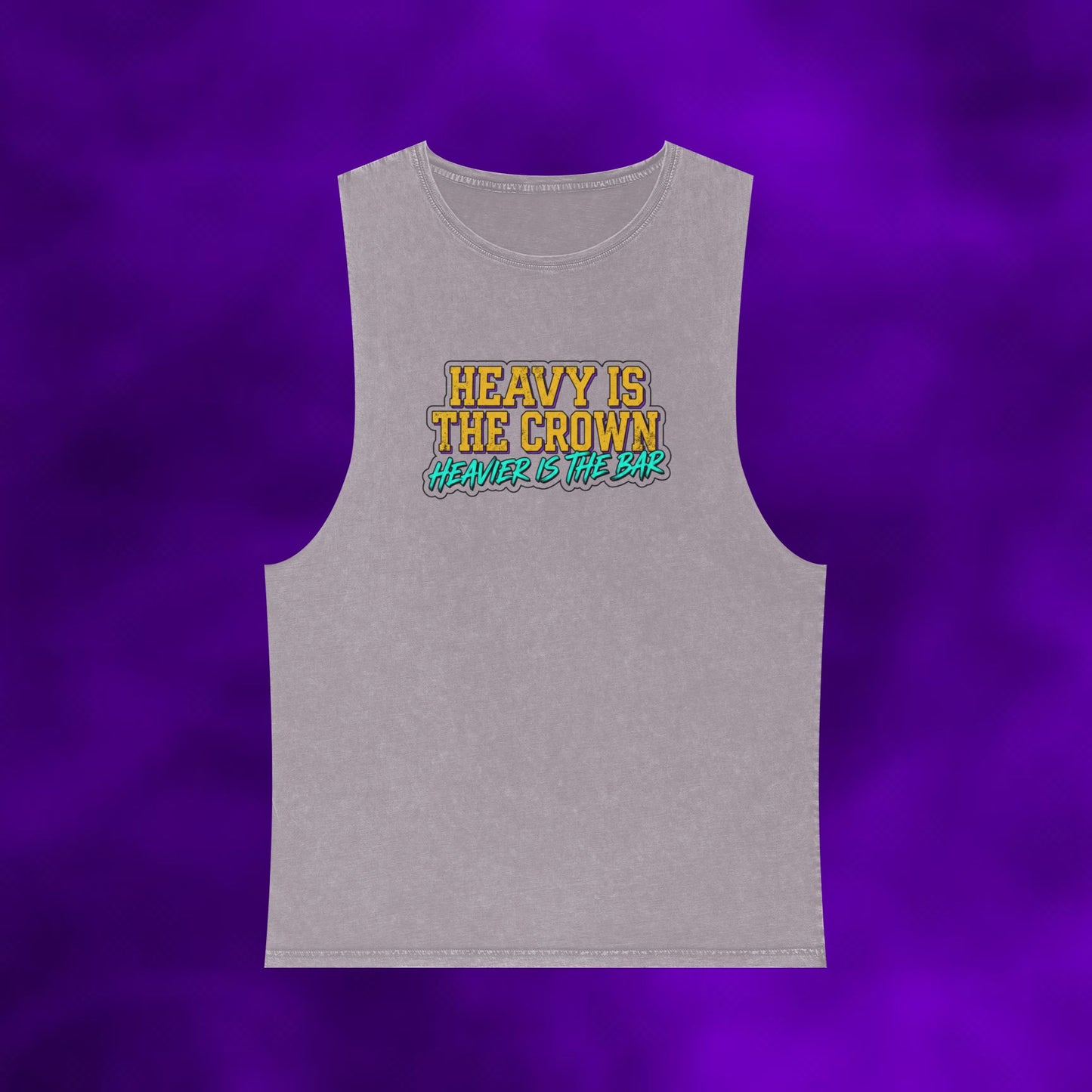 Heavier The Crown Lift Off Stonewash Tank Top