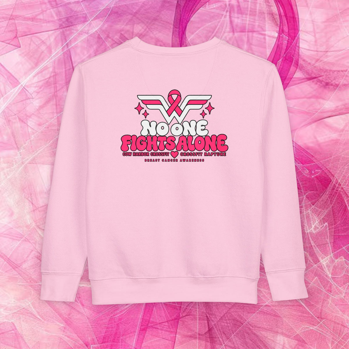 'Do It For Dana' Toddler Sweatshirt — 'No One Fights Alone'