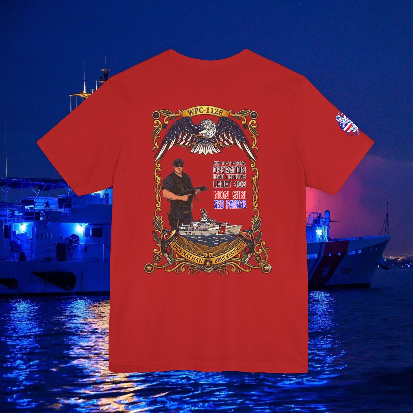 Event Registration + Nate 'Bruck' Tribute Tee — "Non Sibi Sed Patriae"