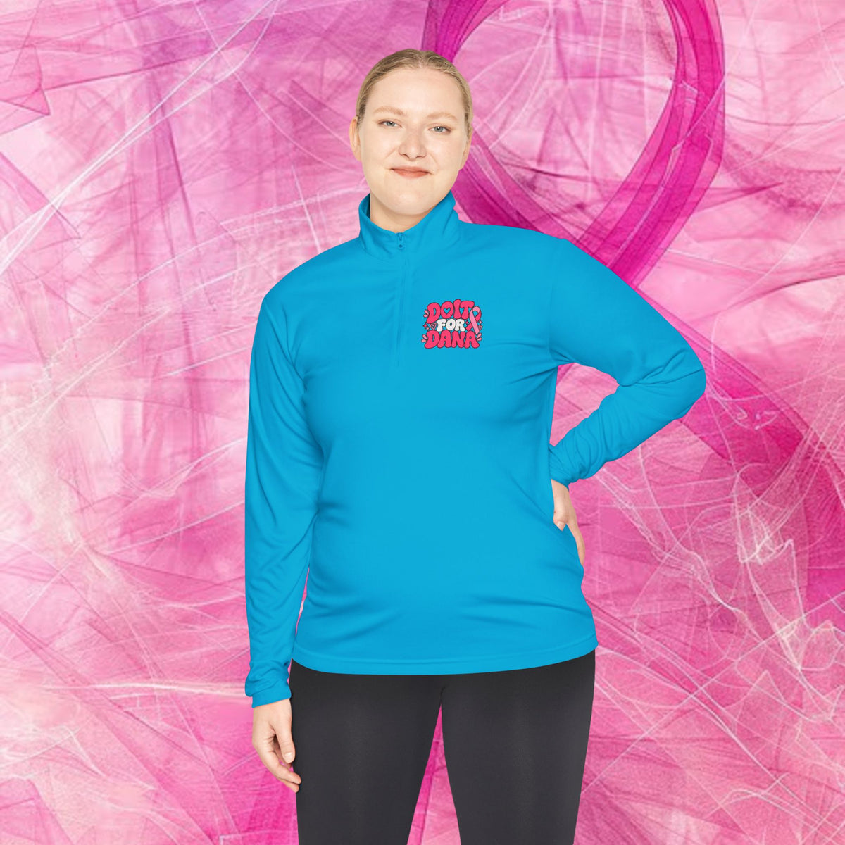 'Do it For Dana' Quarter-Zip Pullover — "No One Fights Alone"