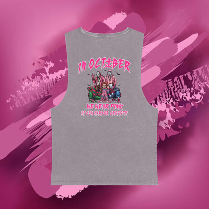 Barbells for Boos Stonewash Tank Top 2025