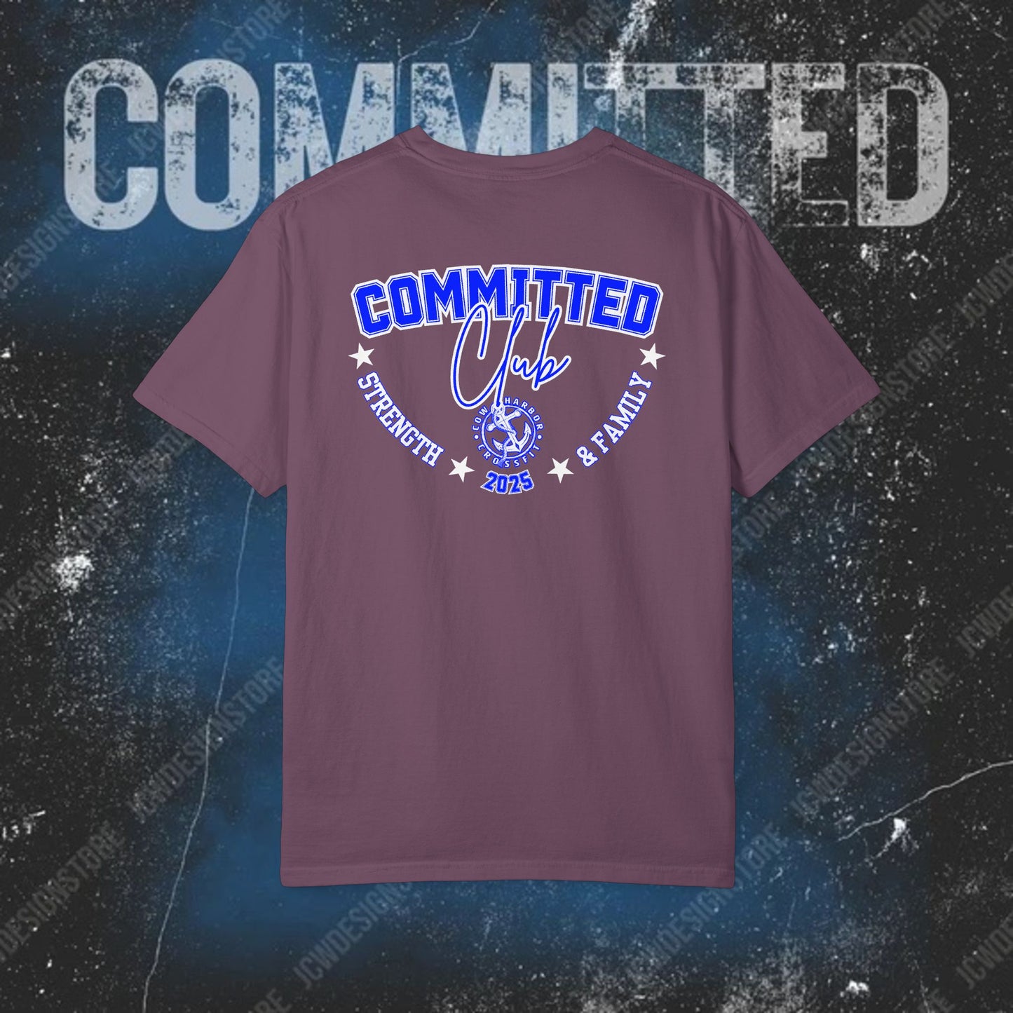 Committed Club T-Shirt — 100% pre-shrunk ring-spun cotton and heavy-weight construction