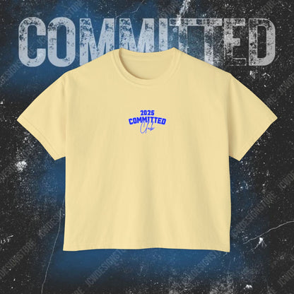 Women's Boxy Tee - 2025 Committed Club