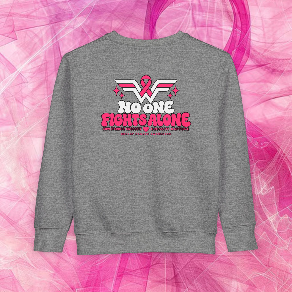 'Do It For Dana' Toddler Sweatshirt — 'No One Fights Alone'