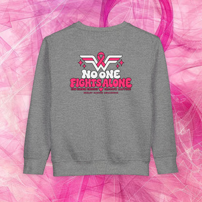 'Do It For Dana' Toddler Sweatshirt — 'No One Fights Alone'