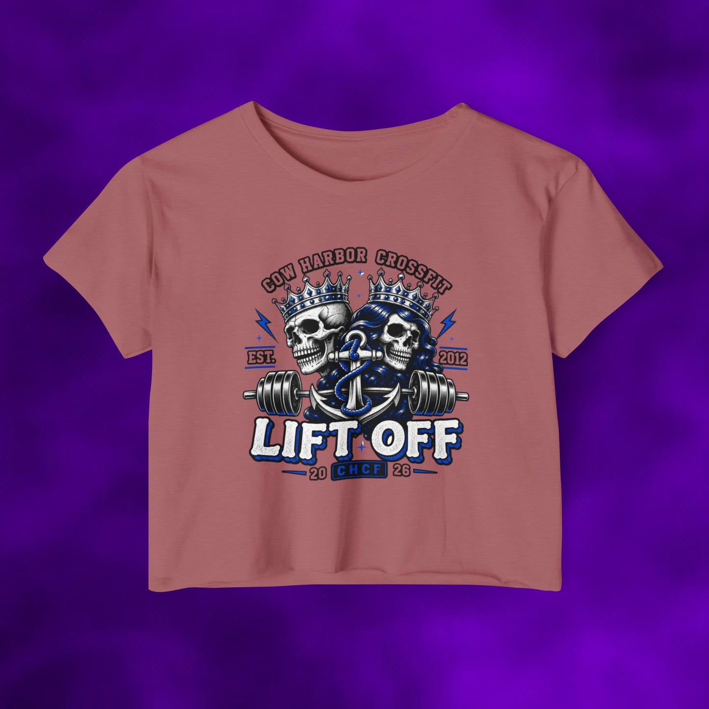 Lift Off Royal Crown Crop Top 2026