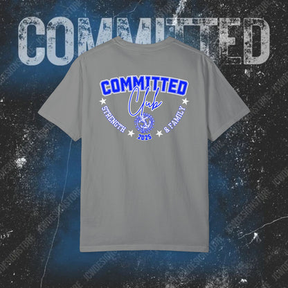 Committed Club T-Shirt — 100% pre-shrunk ring-spun cotton and heavy-weight construction