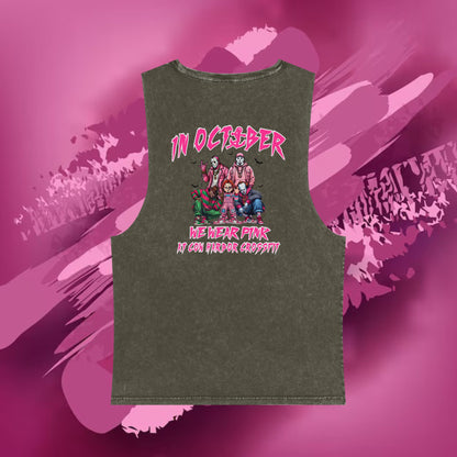 Barbells for Boos Stonewash Tank Top 2025