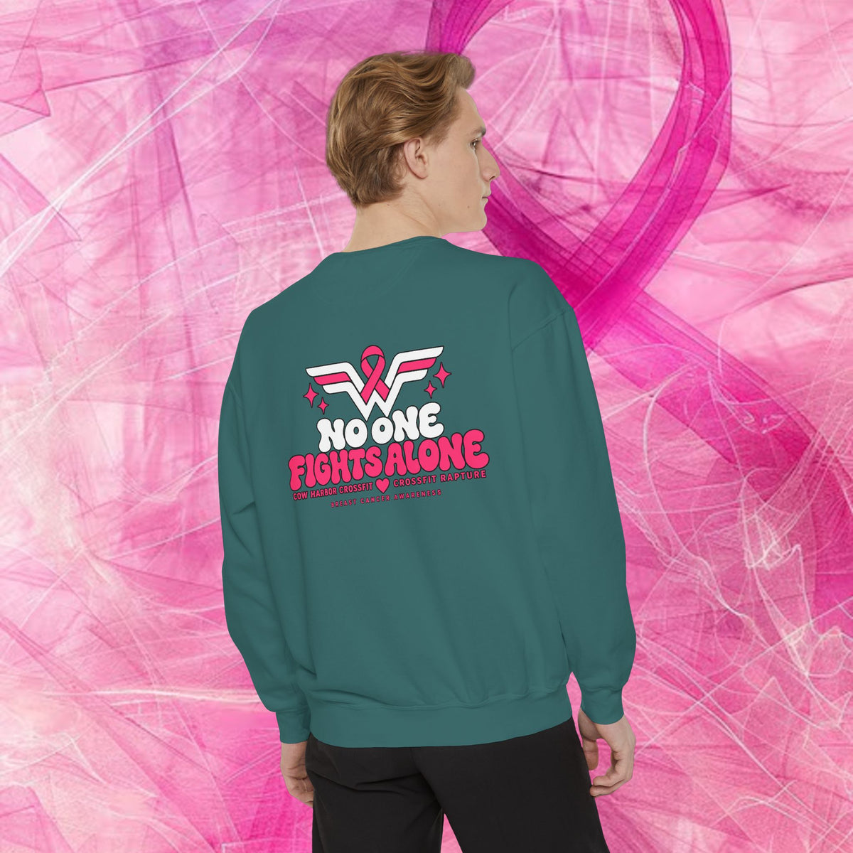 'Do it for Dana' Crewneck Sweatshirt — 'Nobody Fights Alone'