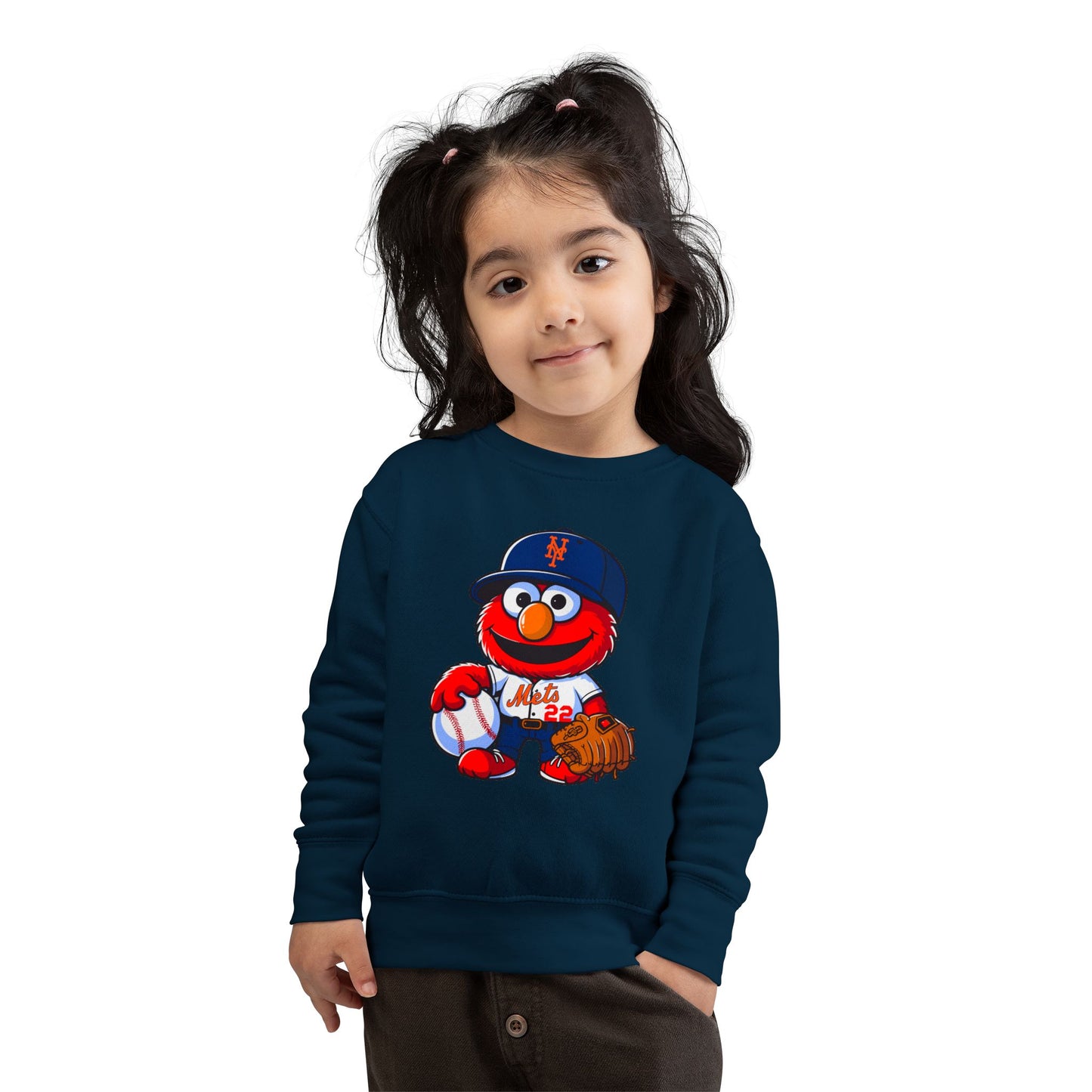 Cute Baseball Crewneck for Kids