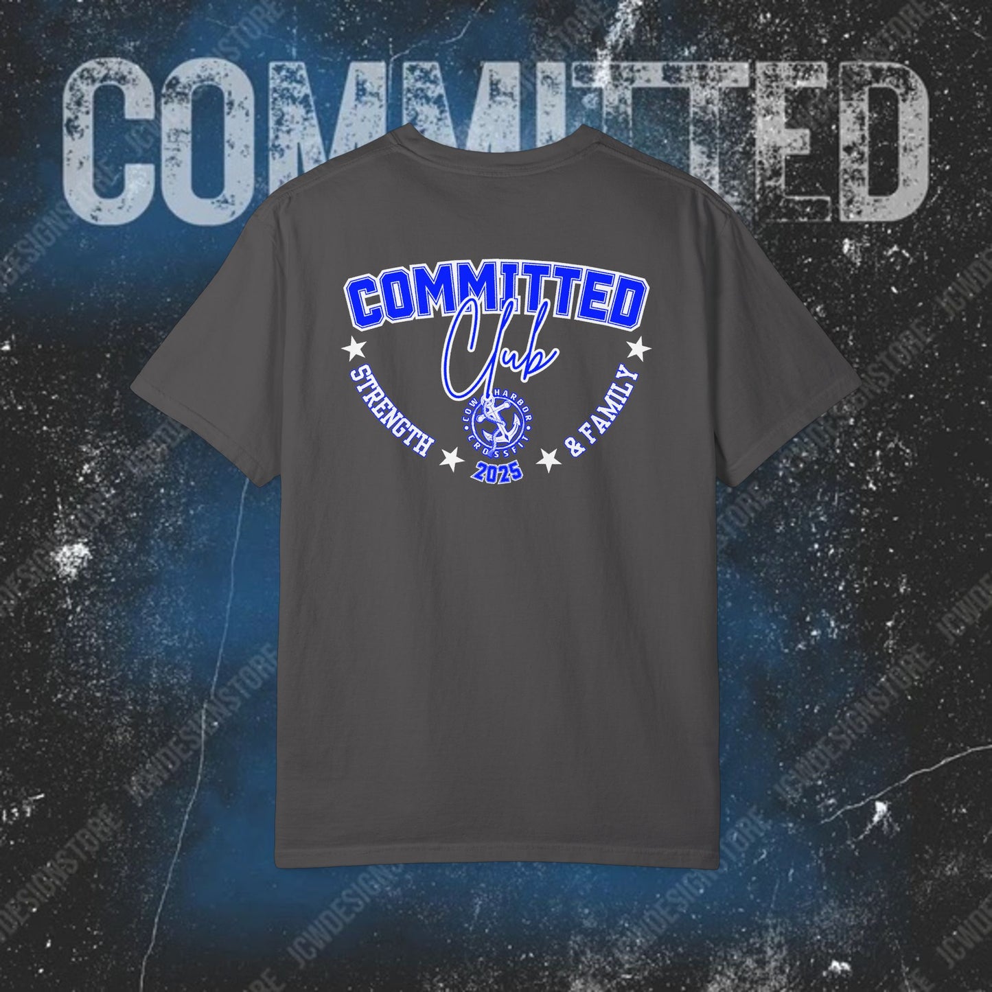Committed Club T-Shirt — 100% pre-shrunk ring-spun cotton and heavy-weight construction