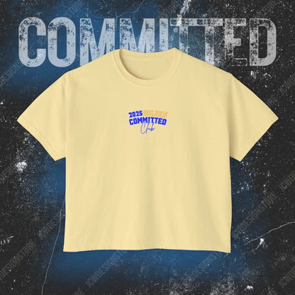 GOLDEN Women's Boxy Tee - 2025 Committed Club