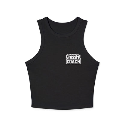 Coaches Micro Rib Racer Tank Top