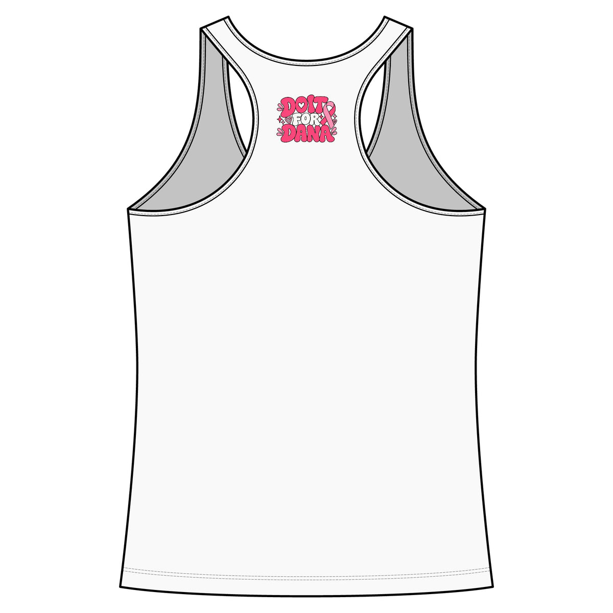 'Do it For Dana' Women's Racerback Tank — 'No One Fights Alone'